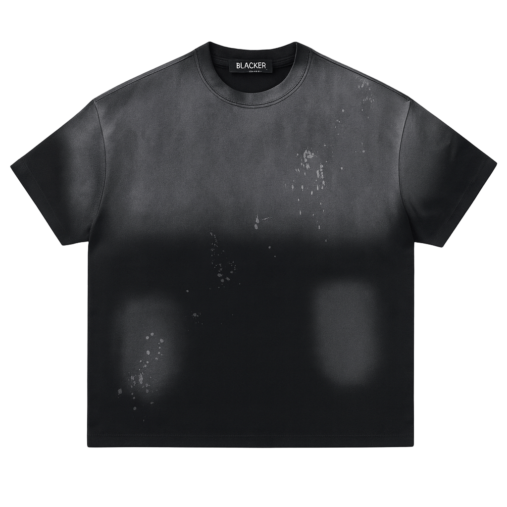 Gradient Washed Oversized T-Shirt – Short Sleeve Streetwear Tee - DYNIM