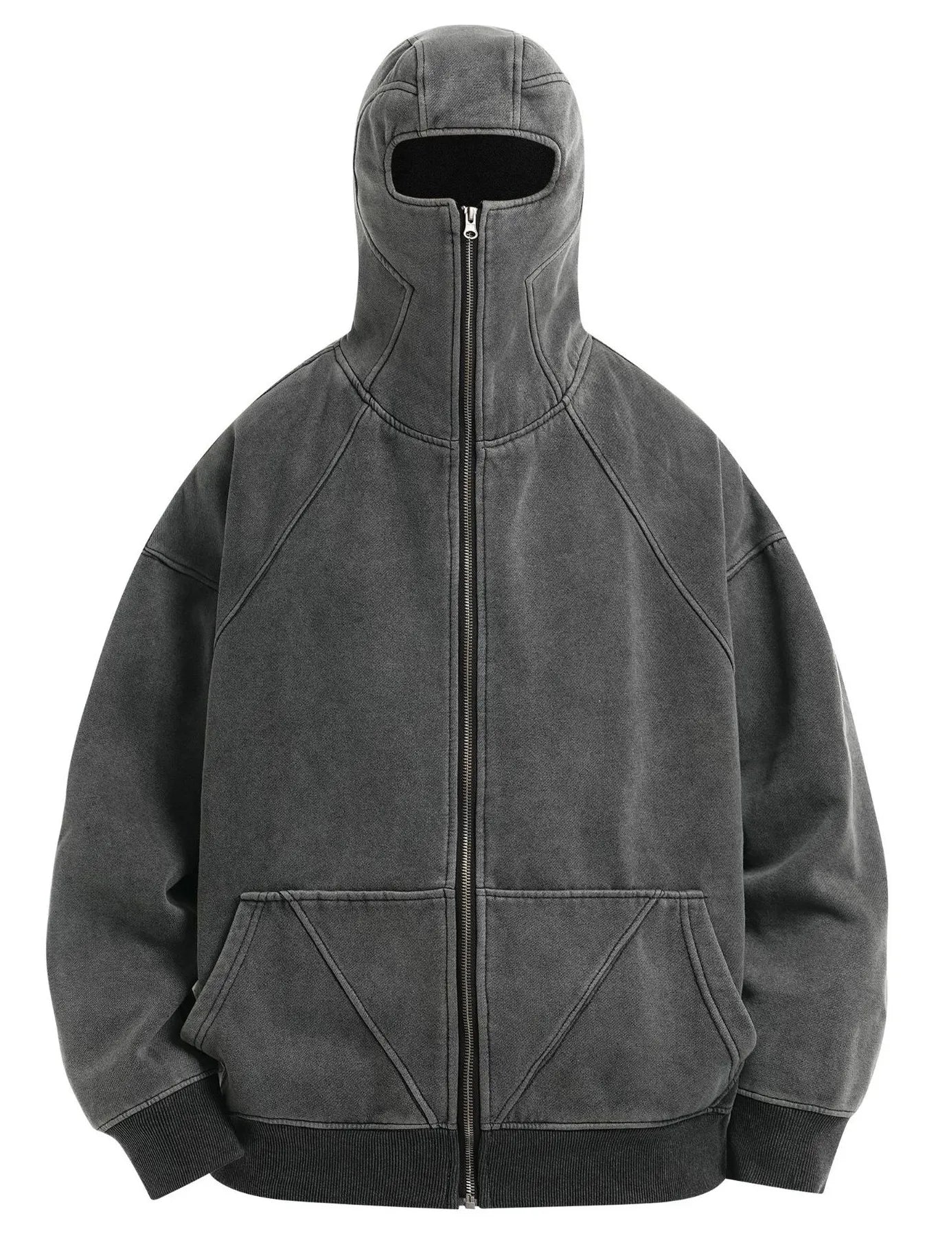 Men's Zip Up Long Sleeve Hoodie - DYNIM