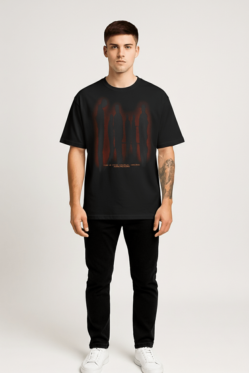 Oversized Graphic Short Sleeve T-Shirt – Streetwear Tee - DYNIM