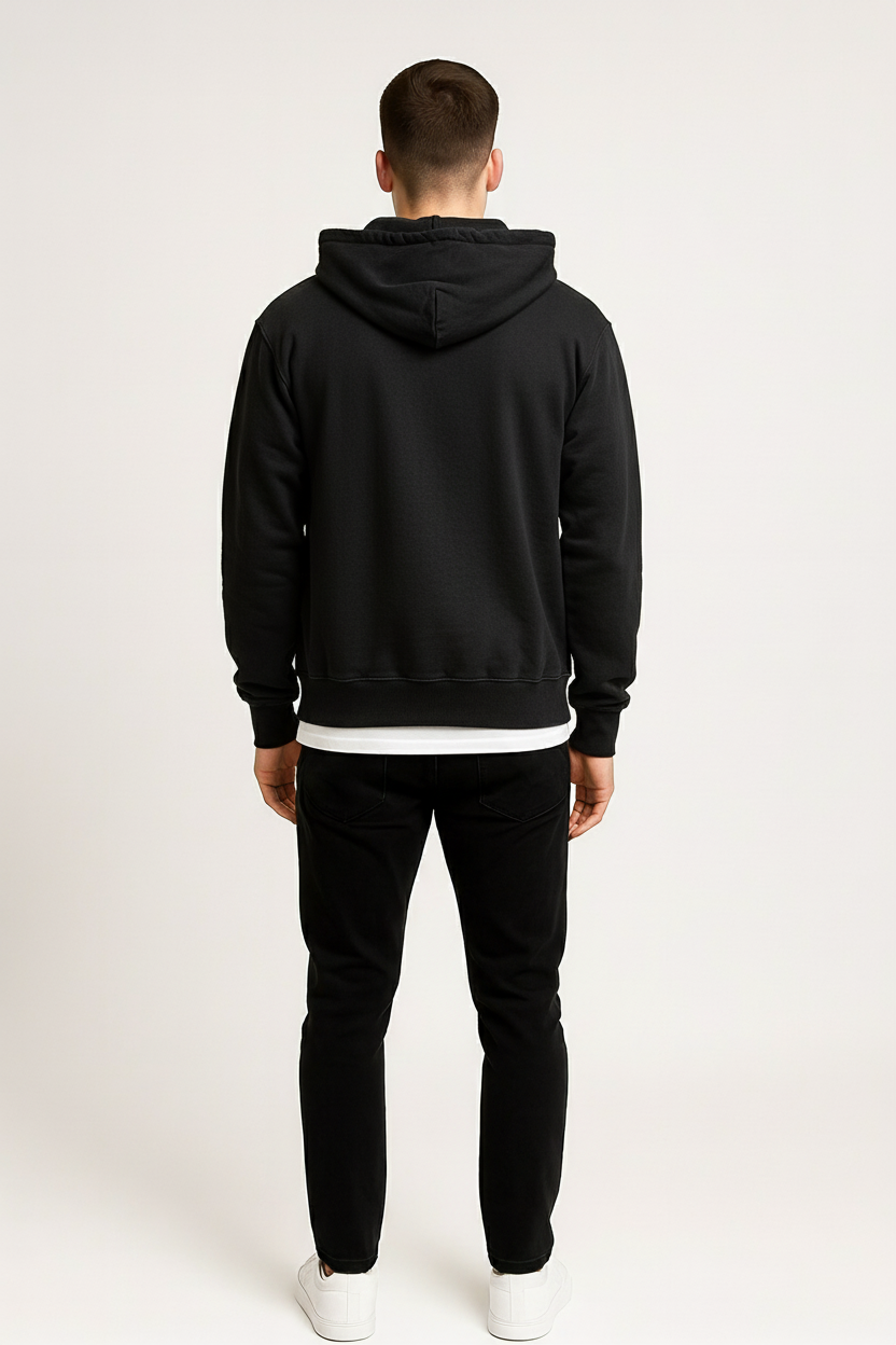 Oversized Graphic Zip-Up Hoodie – Streetwear Jacket with Pockets