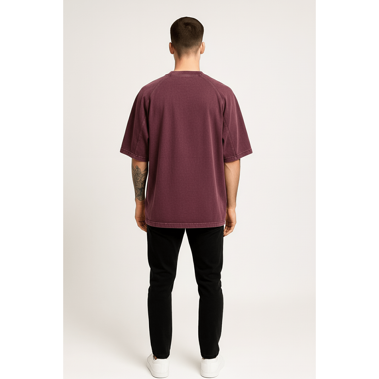 Round Neck Short Sleeve T-Shirt – Oversized Streetwear Tee - DYNIM