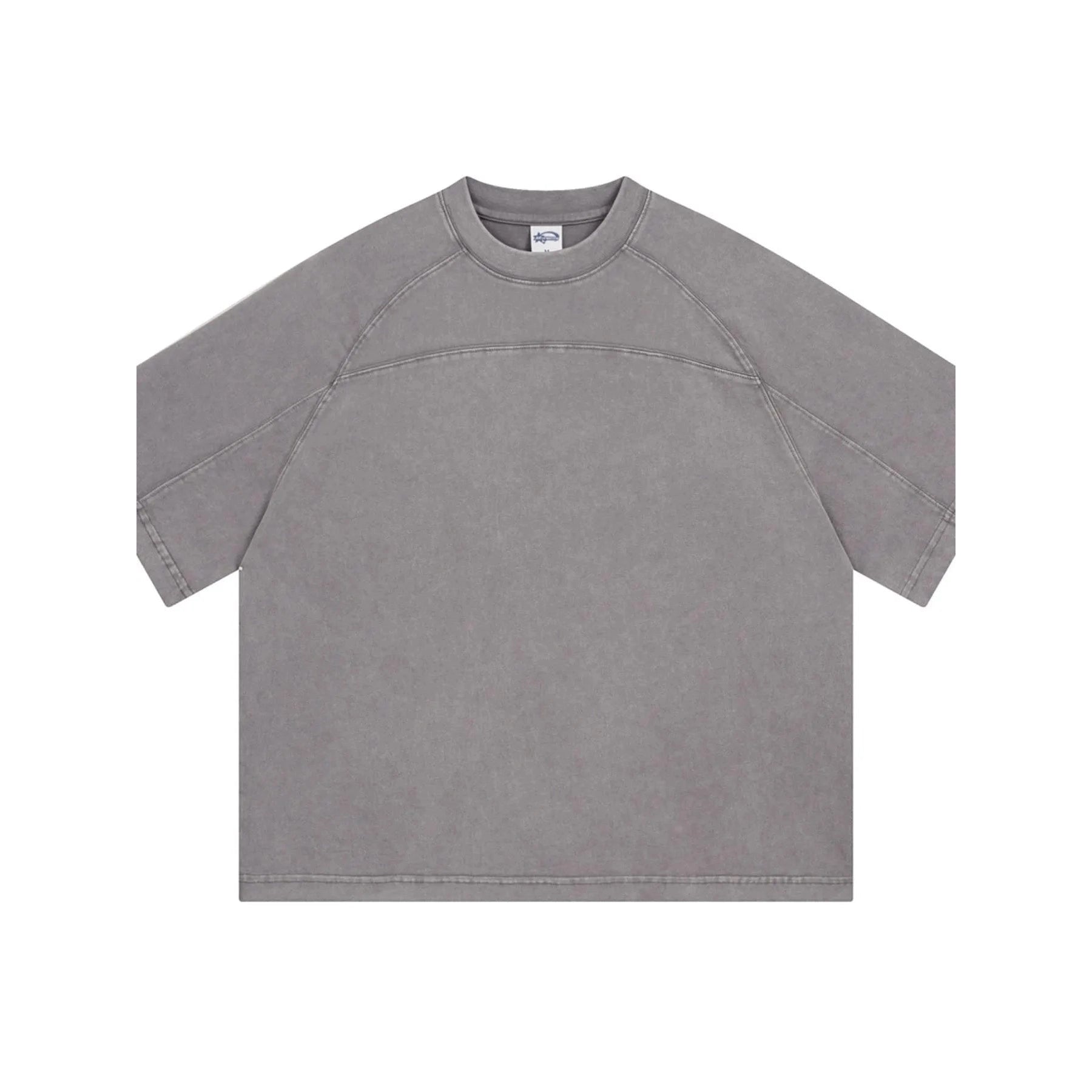Round Neck Short Sleeve T-Shirt – Oversized Streetwear Tee - DYNIM