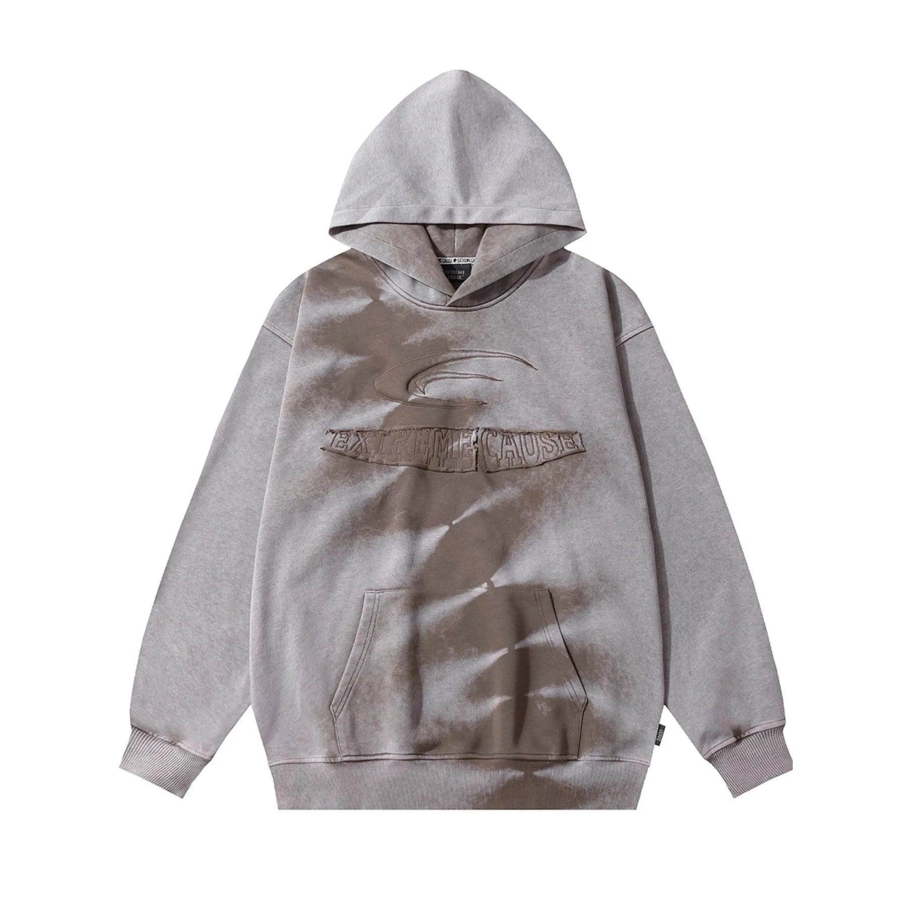 Tie Dye Vintage Washed Hoodie – Oversized Streetwear Pullover - DYNIM